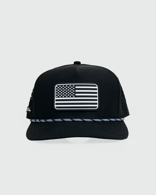 US Flag Hat - Blackout