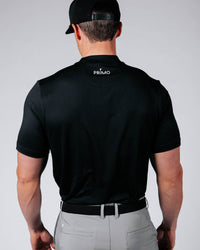 Black Mock Neck Tee