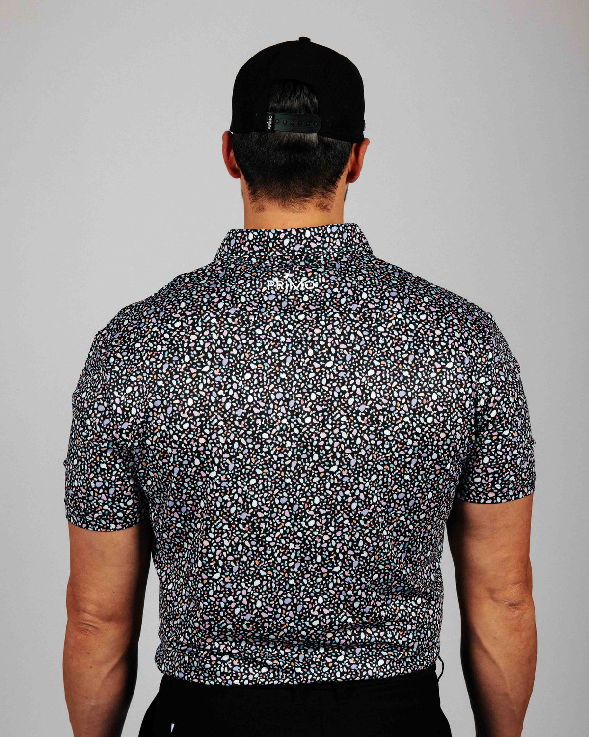 Black Stained Glass Classic Polo