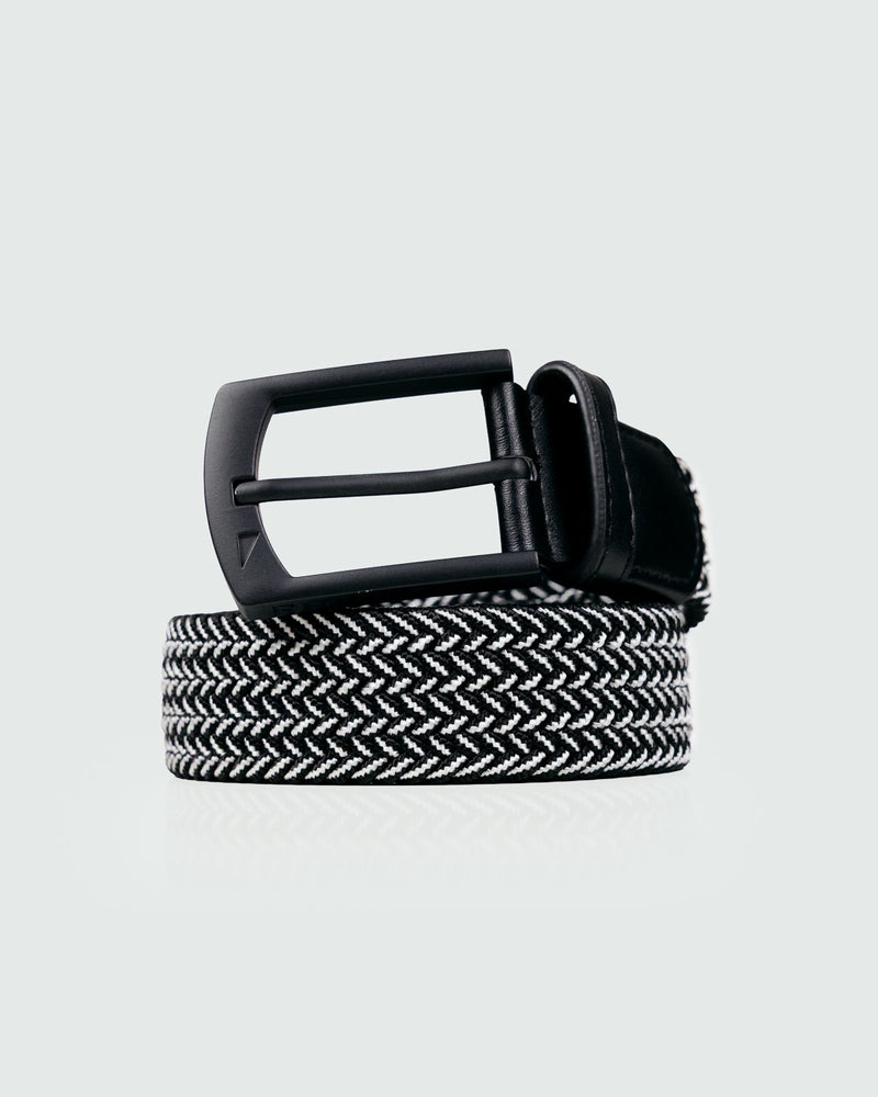 Black Winslow Pro Braided Belt