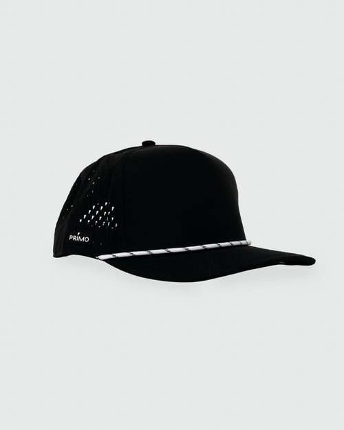 Black Blank Hat w/ Rope