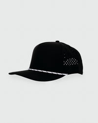 Black Blank Hat w/ Rope