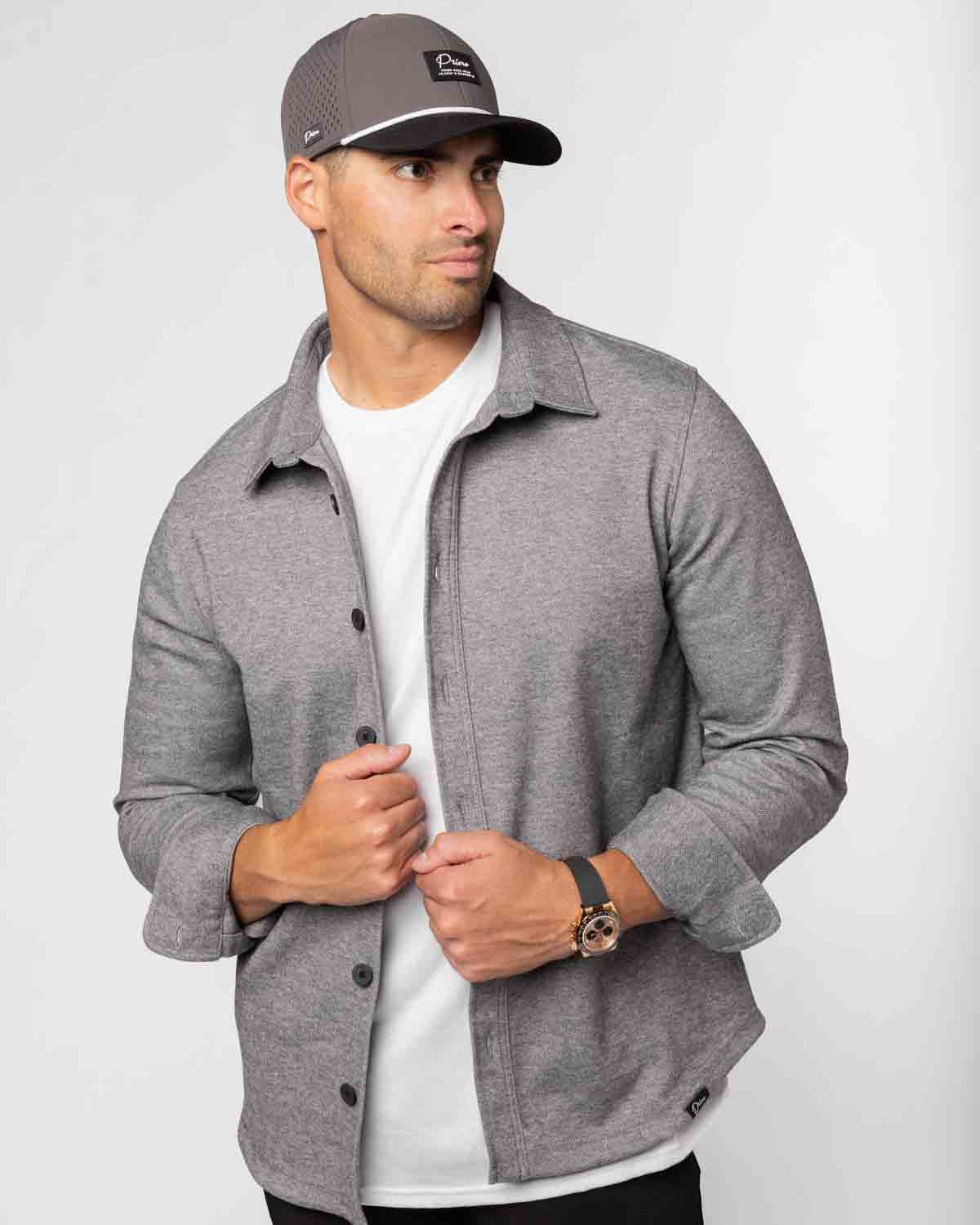 Dark Gray Button Up Shirt