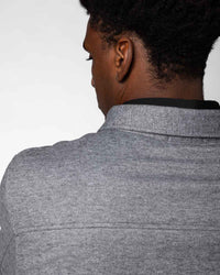 Dark Gray Lined Button Up Shirt