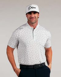 Cursive Blade Polo - Cobblestone