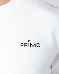 Men's White Golf Crew Neck