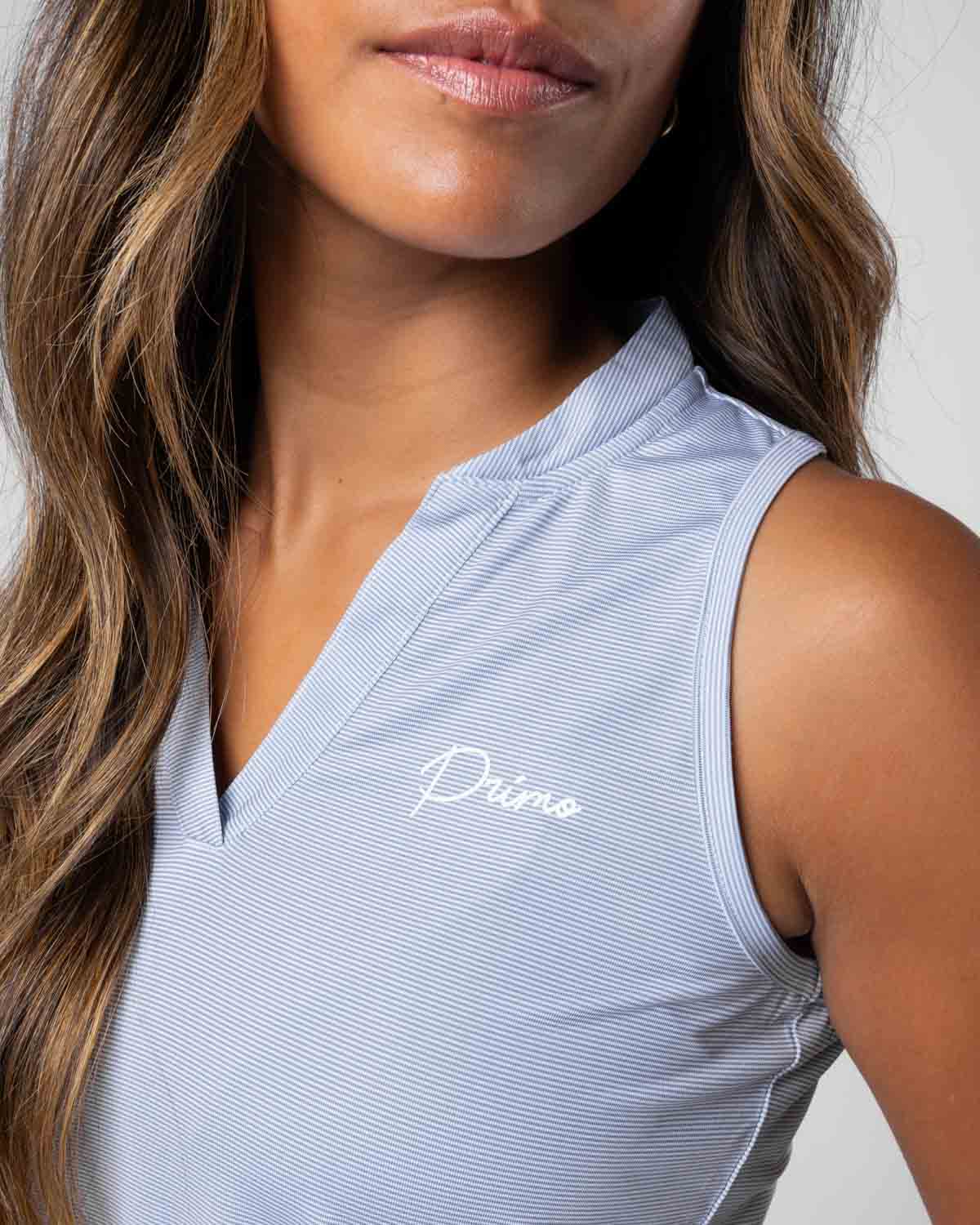 Women's Crosswind Sleeveless Blade Collar Polo