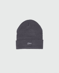 Men’s Cursive Beanie - Light Gray