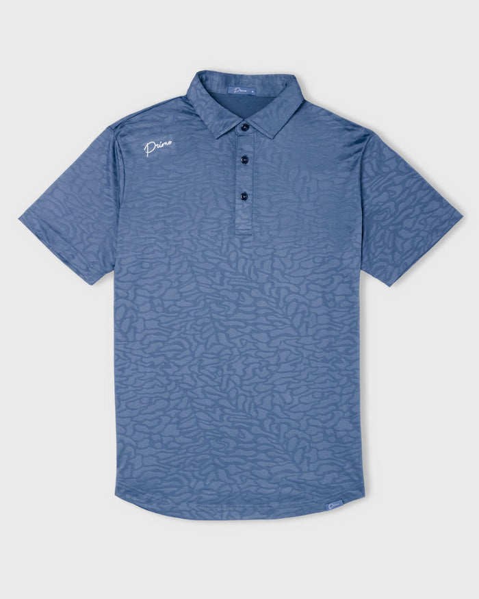 Dusty Blue Luxe Classic Polo