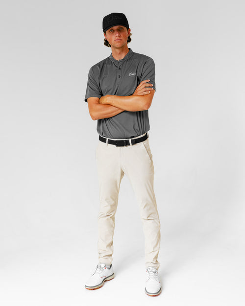 Grant Horvat Essentials Light Gray Blade Polo