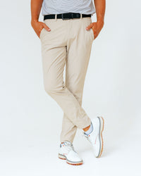 Grant Horvat Essentials Light Khaki Traditional Pants
