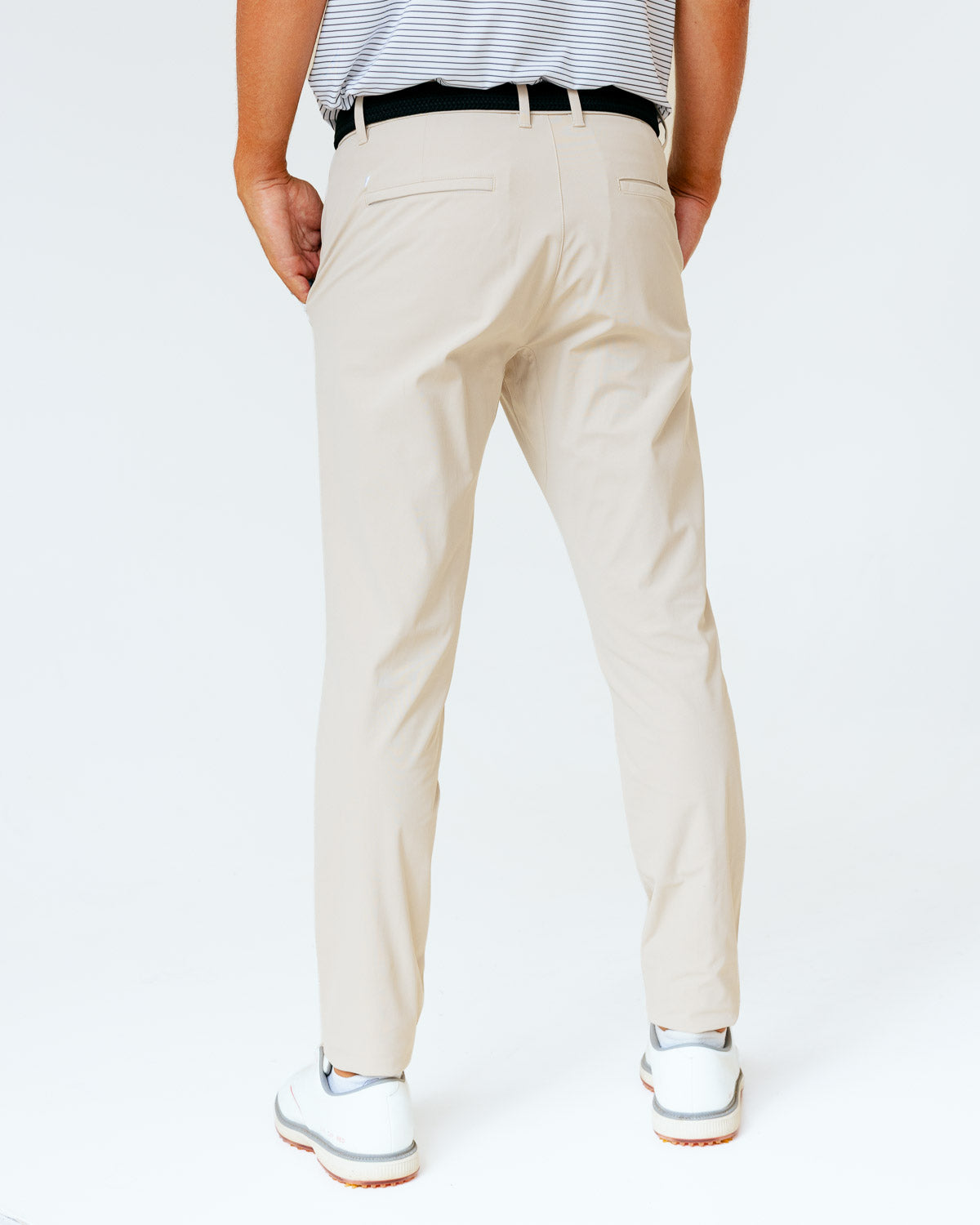 Grant Horvat Essentials Light Khaki Traditional Pants