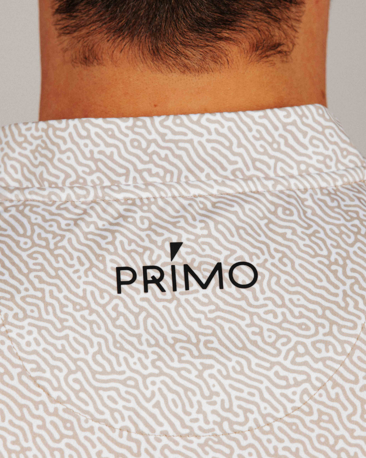 Khaki Maze Blade Polo