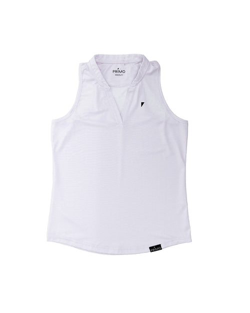 Women's Lavender Sleeveless Blade Polo