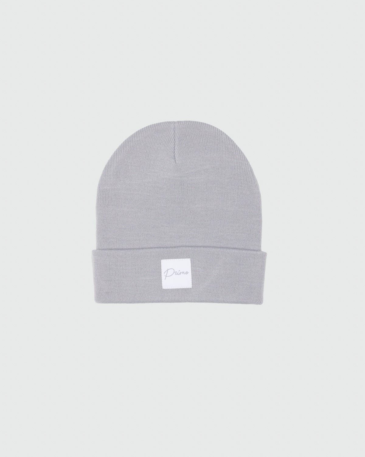 Men’s Cursive Beanie - Light Gray
