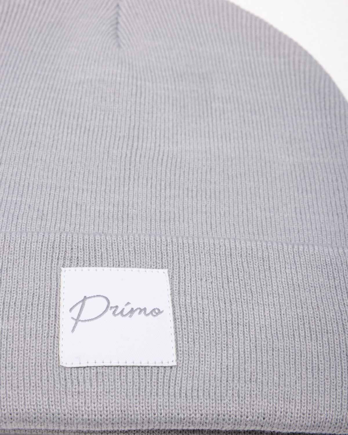 Light Gray Cursive Beanie