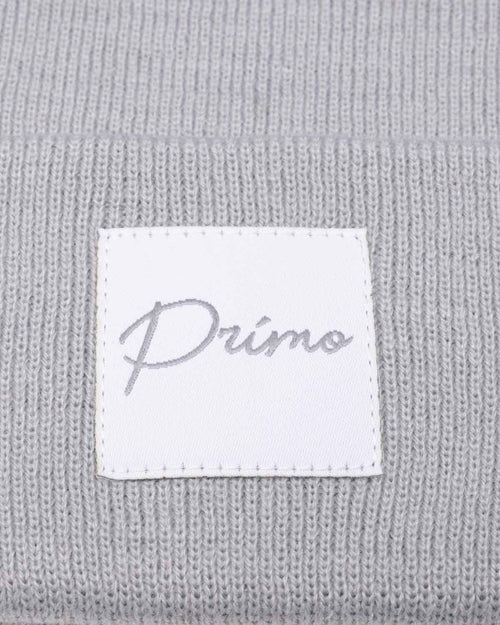 Light Gray Cursive Beanie