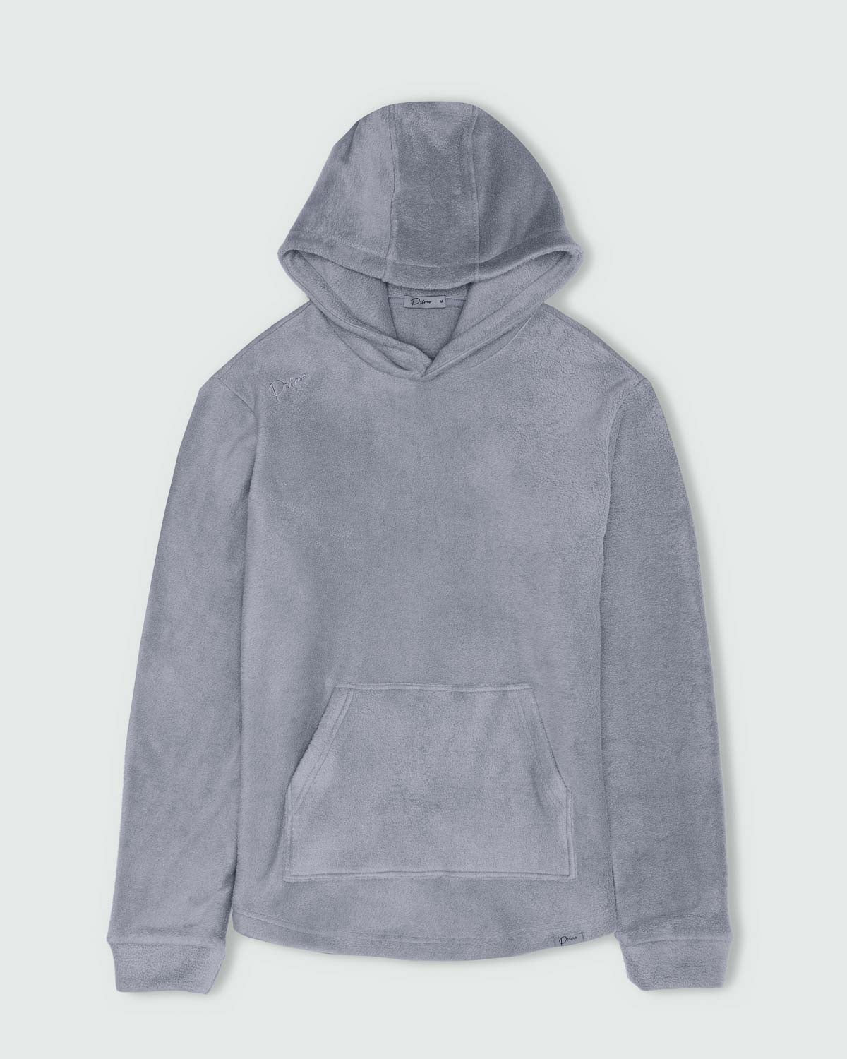 Light Gray Polar Fleece Hoodie
