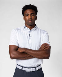 Cursive Classic Polo - Light Bloom