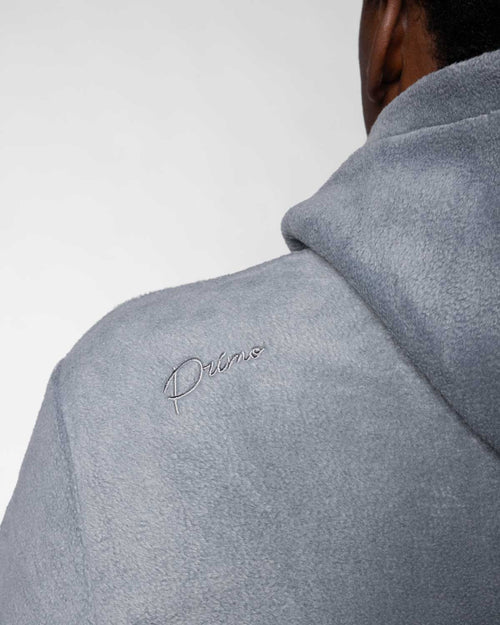 Light Gray Polar Fleece Hoodie