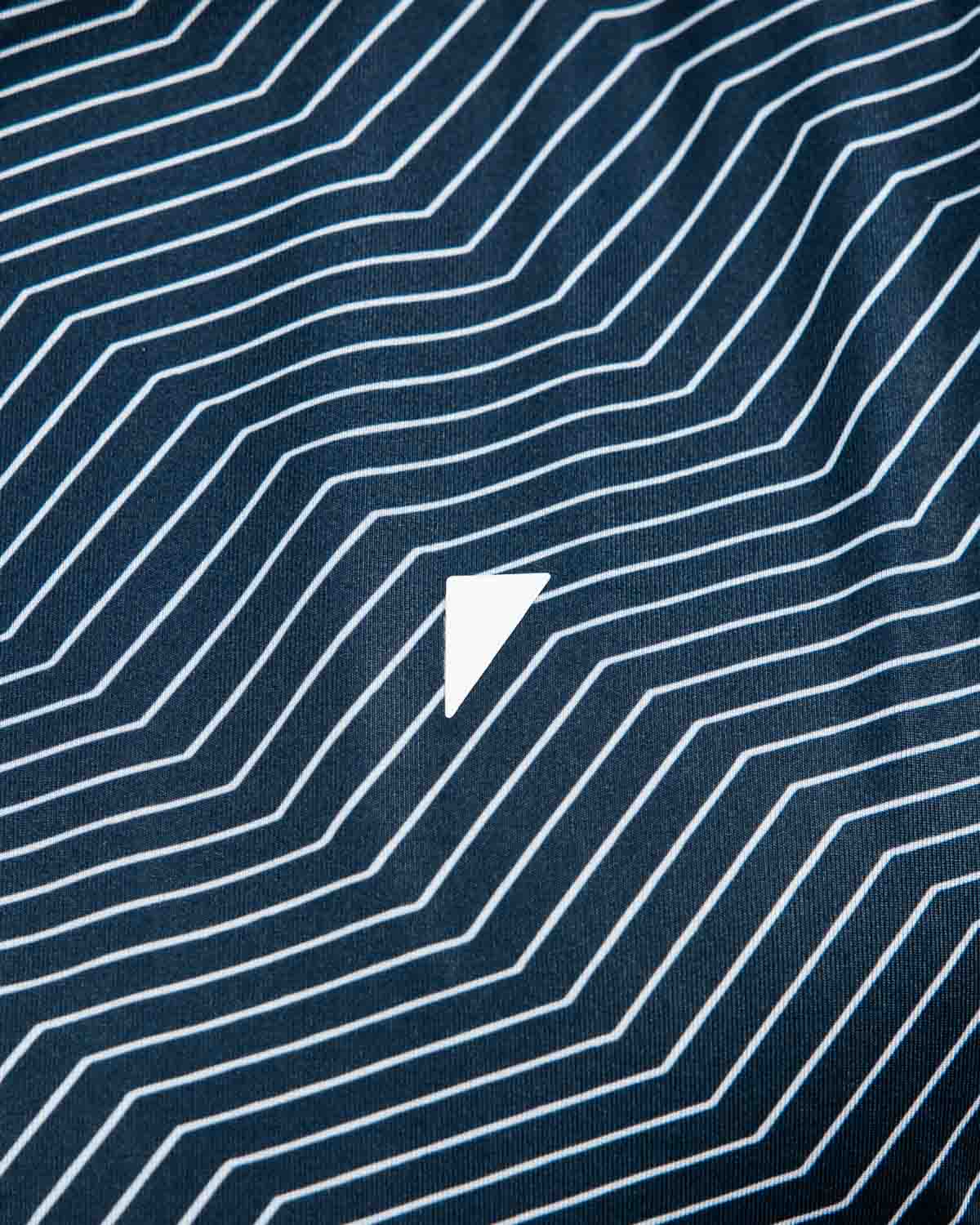 Navy Chevron Classic Polo