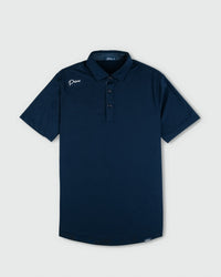 Navy Cursive Classic Polo