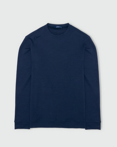 Navy Cursive CoreSoft Crew