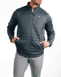Primo Golf Dark Gray Hybrid Jacket