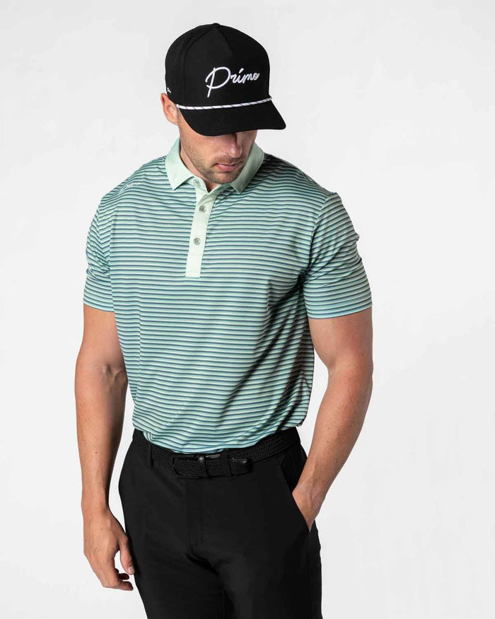 Si Woo Kim x Primo Striped Classic Polo - Striped