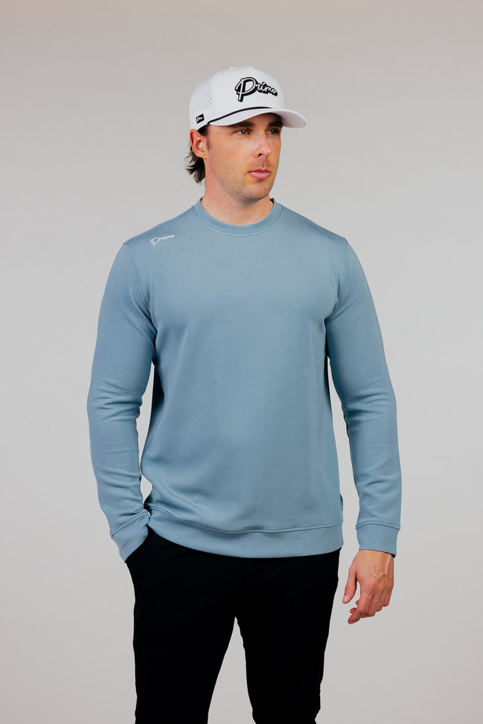 Stone Blue Cursive CoreSoft Crew