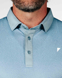 Storm Blue Maze Classic Polo