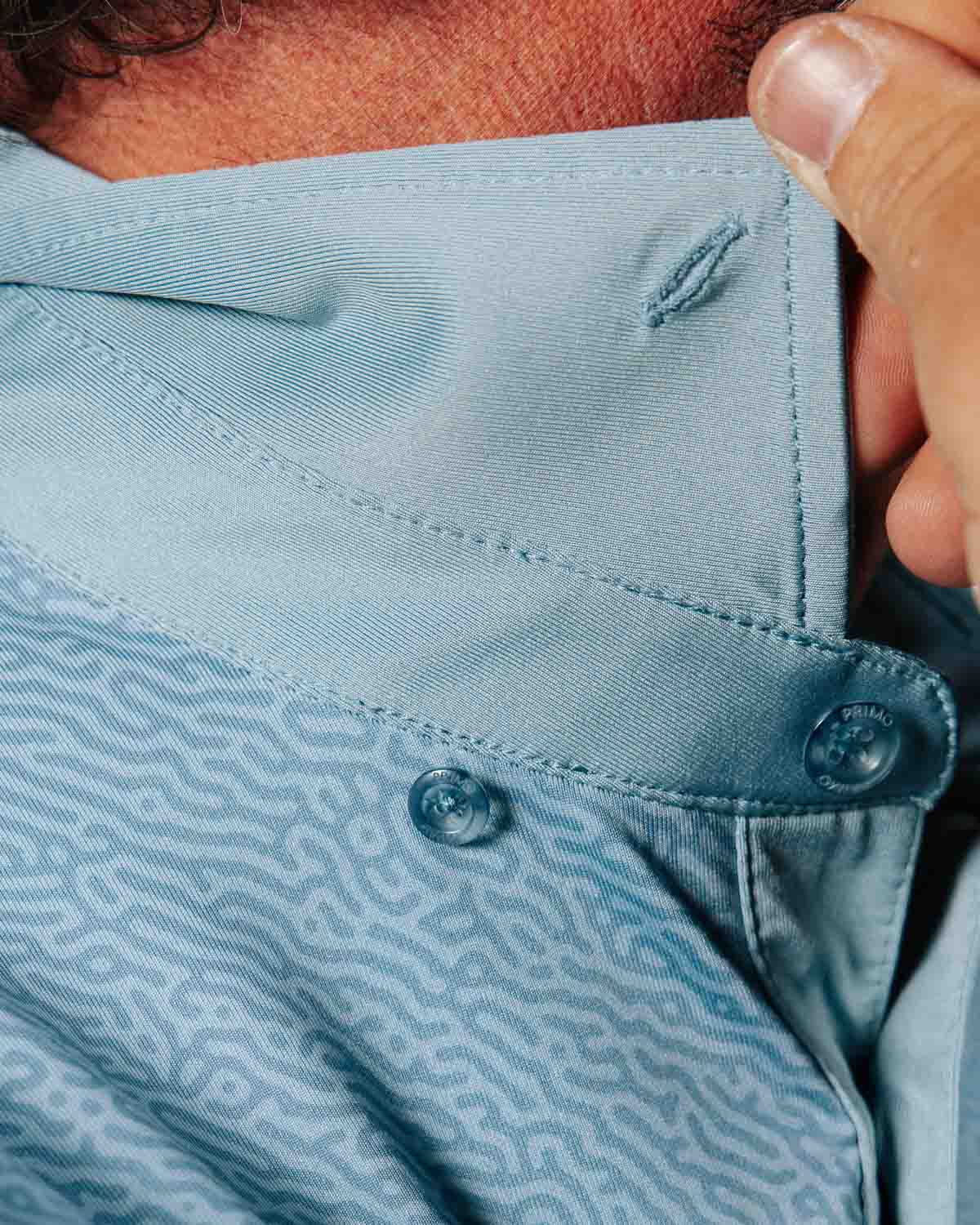 Storm Blue Maze Classic Polo