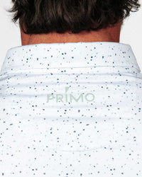 Teal Confetti Classic Polo