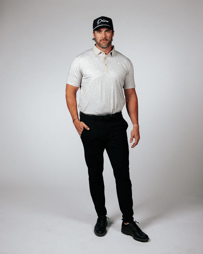 Warm Gray Sandstone Classic Polo