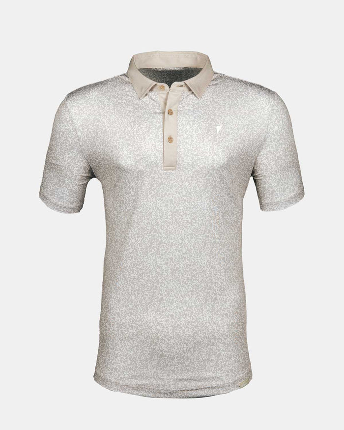 Warm Gray Sandstone Classic Polo