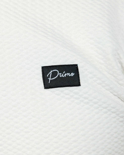 White Waffle Hoodie