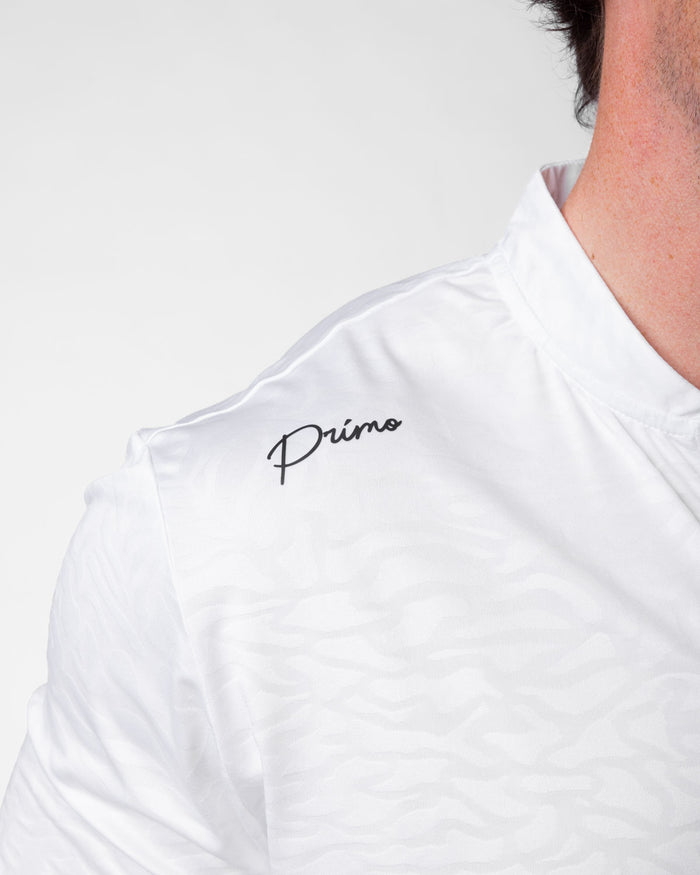 White Luxe Blade Polo